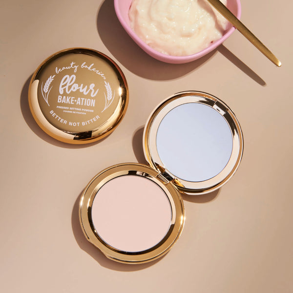 Beauty Bakerie Cosmetics Brand Tapioca (Neutral Pink) Pressed Flour Setting Powder