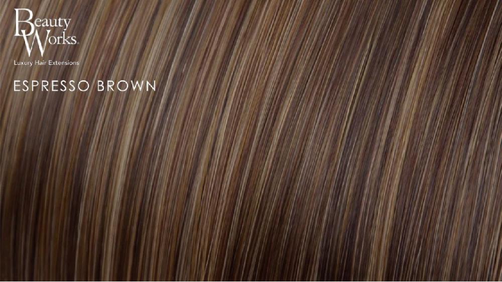 Beauty Works 16" Celebrity Choice® Flat Tip - Espresso Brown