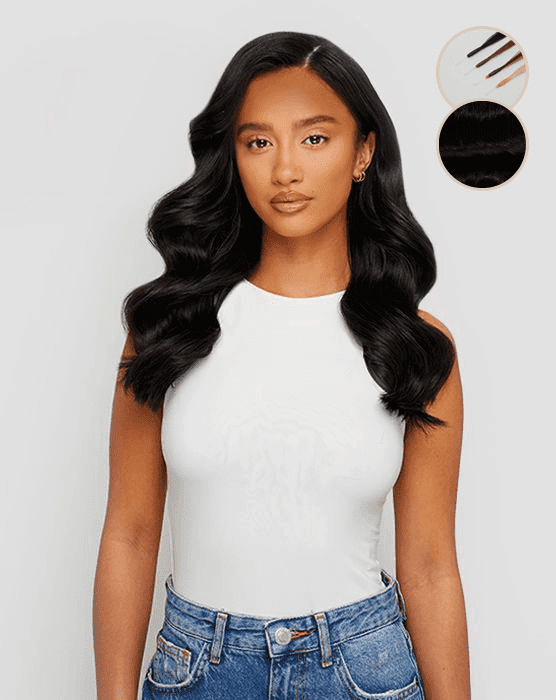 Beauty Works 16" Celebrity Choice® Nano Tip Bond - Natural Black