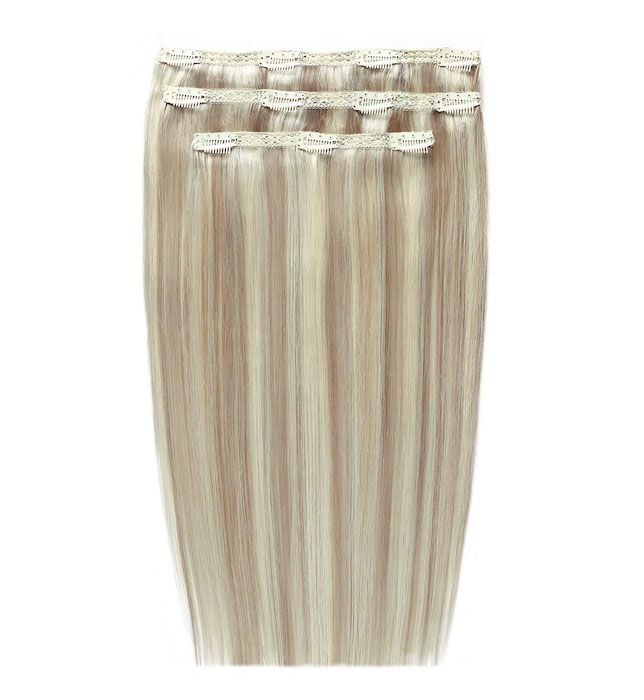 beauty works 16" Deluxe Remy Instant Clip-In Hair Extensions - Iced Blonde