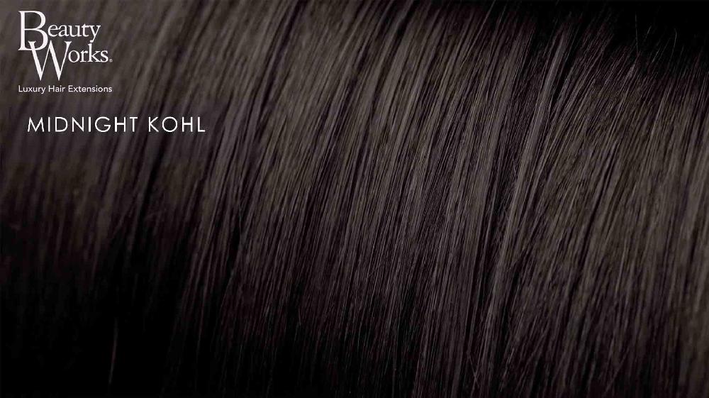 Beauty Works 16" XXS Weft Hair Extension - Midnight Kohl