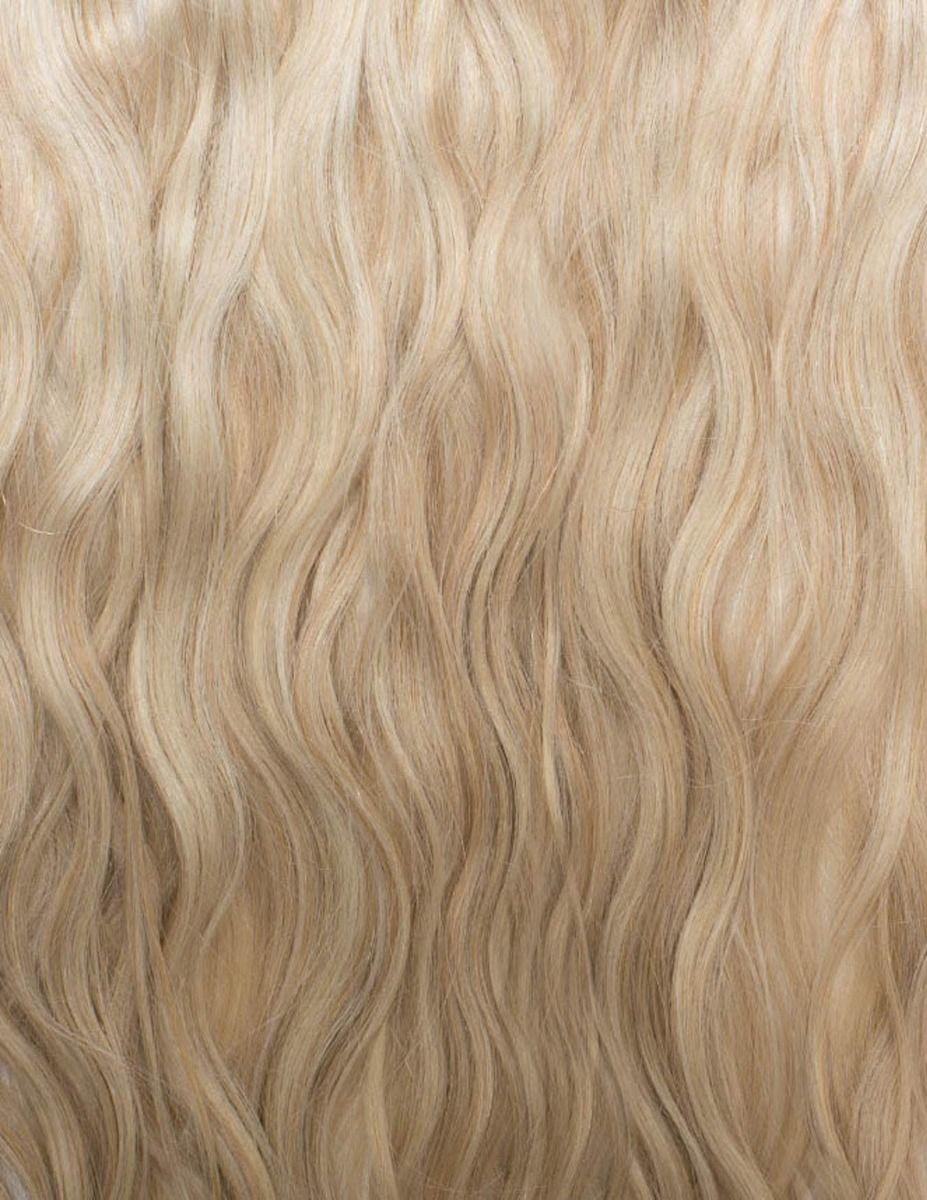 Beauty Works 18" Beach Wave Double Hair Set Clip-In Extensions - California Blonde