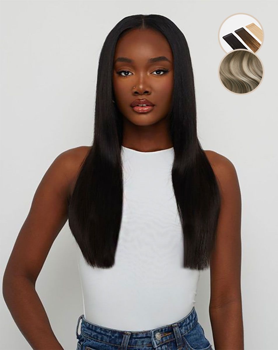 Beauty Works 18" Celebrity Choice® Slim-Line Tape - Amalfi Blonde