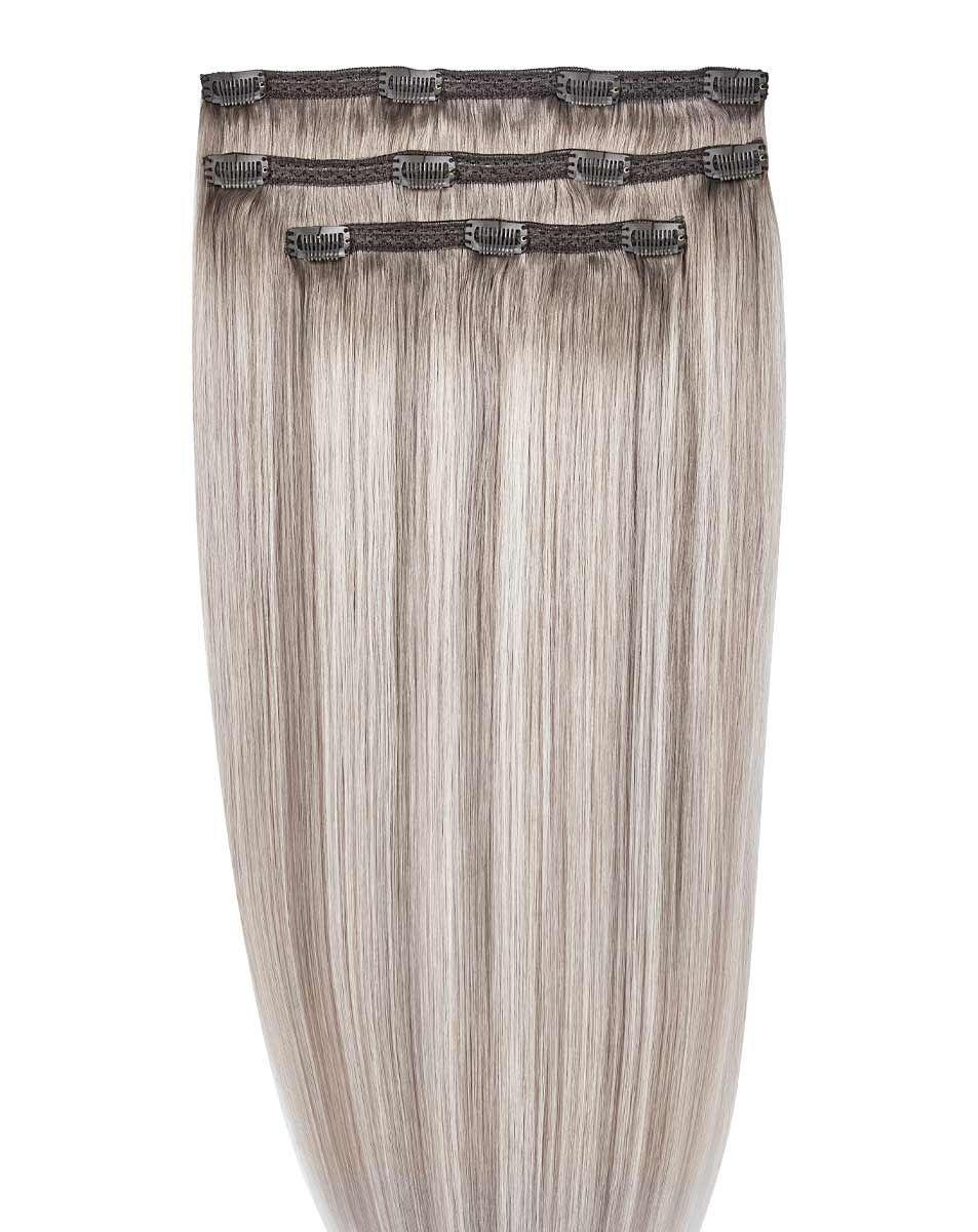 beauty works 18" Deluxe Remy Instant Clip-In Hair Extensions - Frosted Blonde