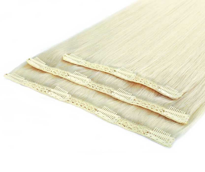 Beauty Works 18" Deluxe Remy Instant Clip-In Hair Extensions - Vintage Blonde