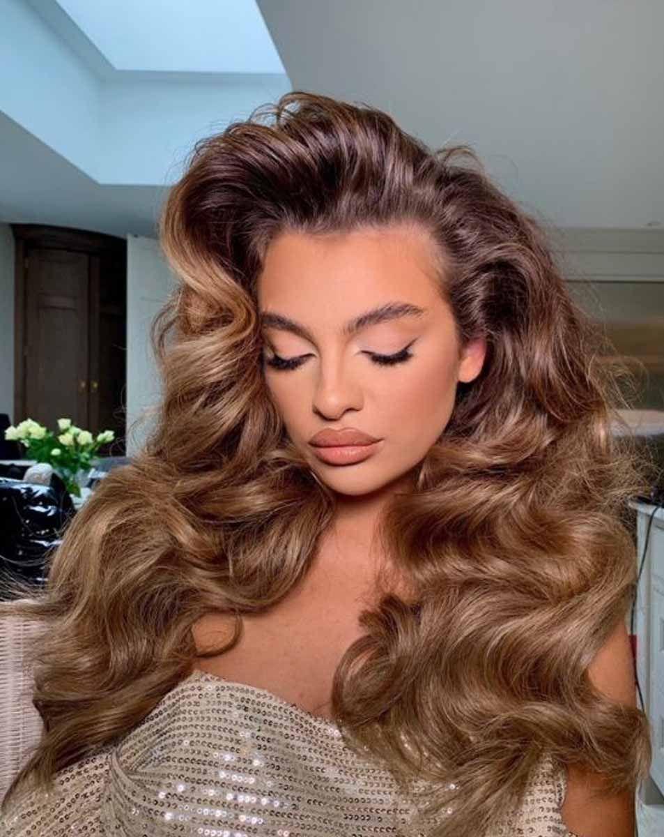 Beauty Works 18" Double Hair Set Clip-In Extensions - Brond'mbre