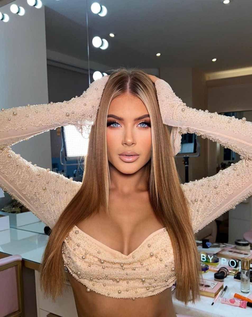 Beauty Works 18" Double Hair Set Clip-In Extensions - Caramelized