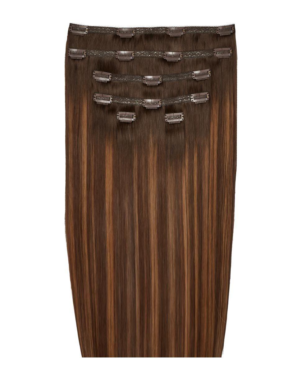 beauty works 18" Double Hair Set Clip-In Extensions - Cinnamon Melt