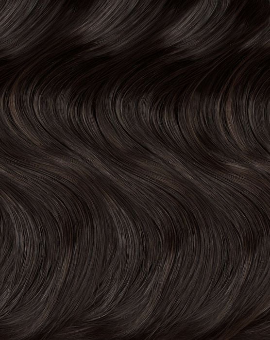 Beauty Works 18" Double Hair Set Clip-In Extensions - Dark Chocolate