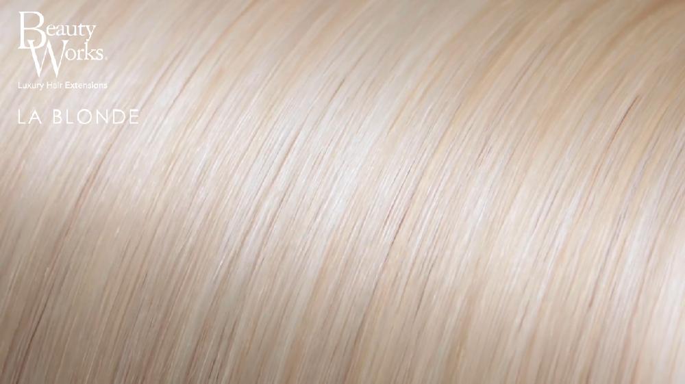 Beauty Works 18" Double Hair Set Clip-In Extensions - L.A. Blonde