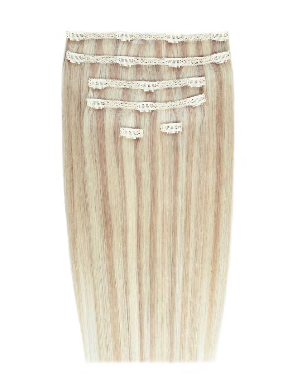 beauty works 18" Double Hair Set Clip-In Extensions - L.A. Blonde