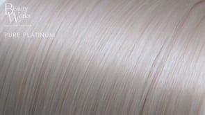 Beauty Works 18" Double Hair Set Clip-In Extensions - Pure Platinum
