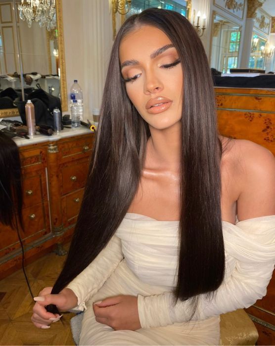 Beauty Works 18" Double Hair Set Clip-In Extensions - Raven