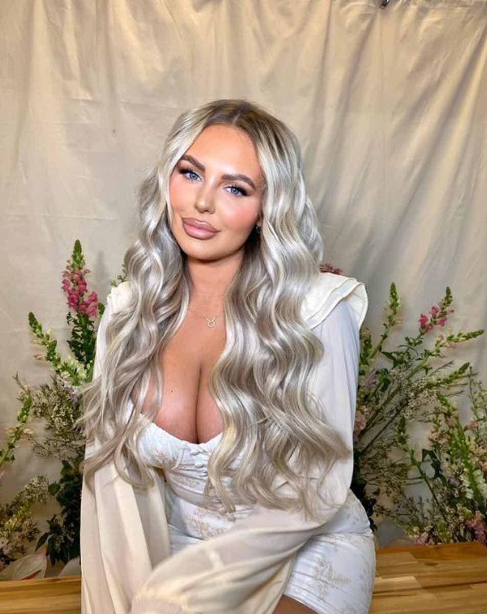 Beauty Works 18" Double Hair Set Clip-In Extensions - Scandinavian Blonde