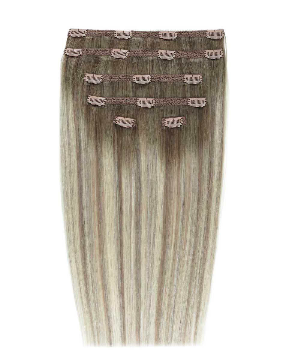 beauty works 18" Double Hair Set Clip-In Extensions - Scandinavian Blonde