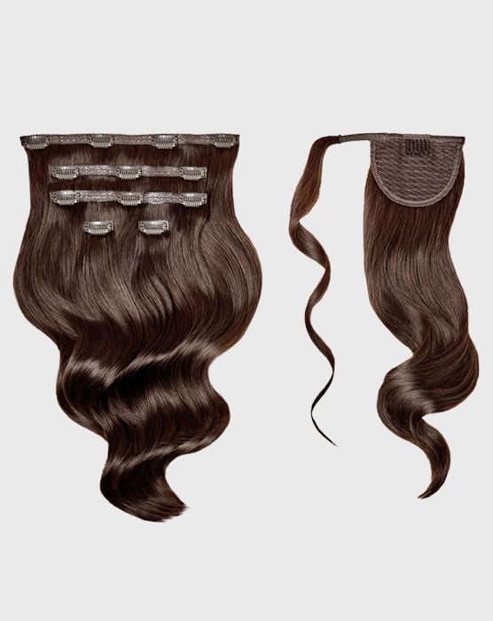 Beauty Works 18" Half-Up Hair Set Clip-In Extensions