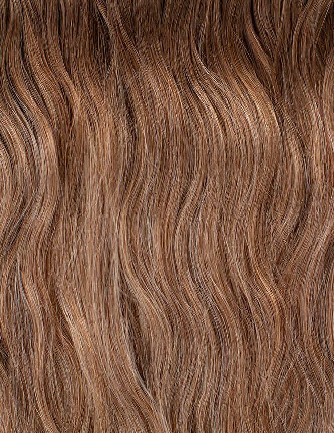 Beauty Works 20" Clip-in Beach Wave Invisi® Ponytail - Mocha Melt