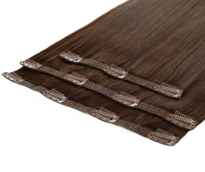 Beauty Works 20" Deluxe Remy Instant Clip-In Hair Extensions - Hot Toffee