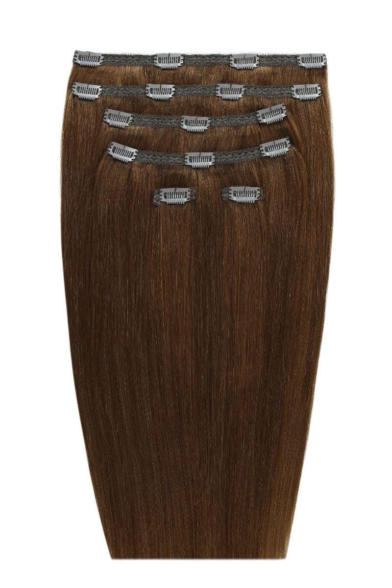 beauty works 20" Double Hair Set Clip-In Extensions - Caramel