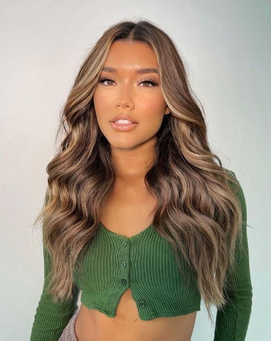 Beauty Works 20" Double Hair Set Clip-In Extensions - Mocha Melt