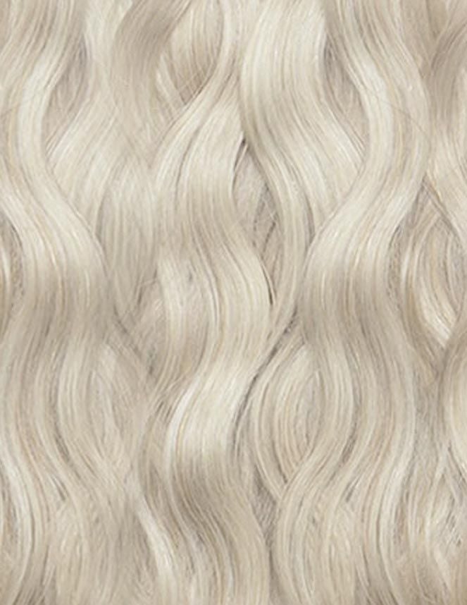 Beauty Works 22" Beach Wave Double Hair Set Clip-In Extensions - Iced Blonde