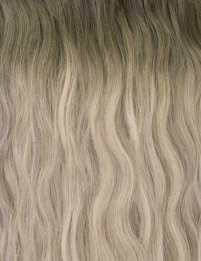 Beauty Works 22" Beach Wave Double Hair Set Clip-In Extensions - Scandinavian Blonde