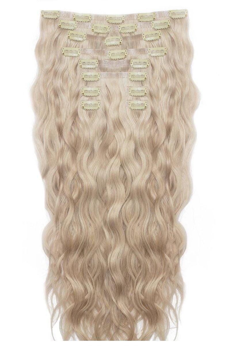 beauty works 22" Beach Wave Double Hair Set - L.A. Blonde