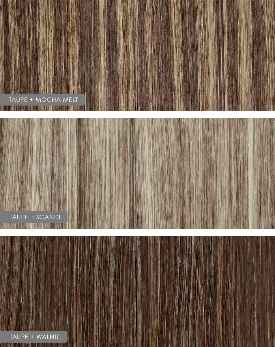 Beauty Works 22" Celebrity Choice® Slim-Line Tape - Taupe