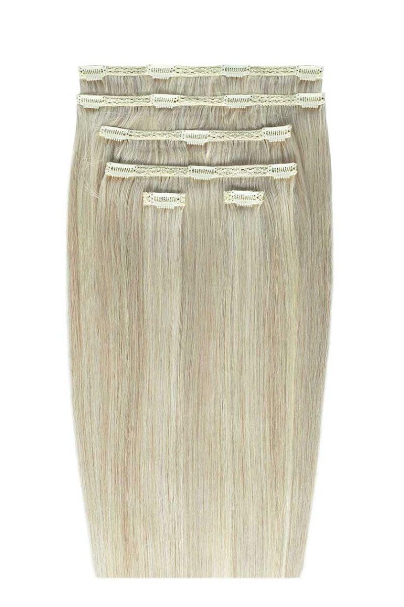 beauty works 22" Double Hair Set Clip-In Extensions - Barley Blonde