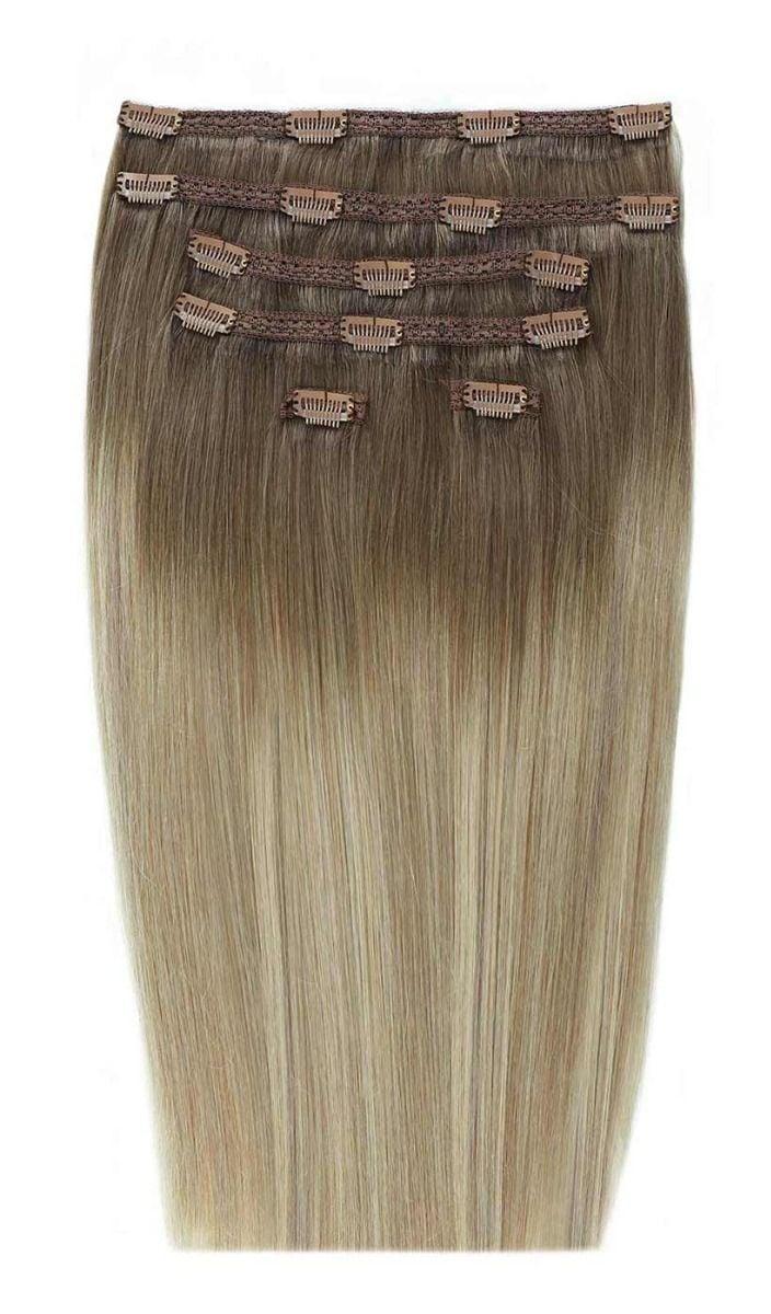beauty works 22" Double Hair Set Clip-In Extensions - Bergen Blonde