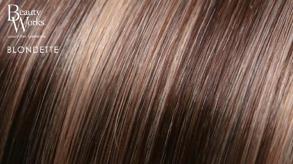 Beauty Works 22" Double Hair Set Clip-In Extensions - Blondette