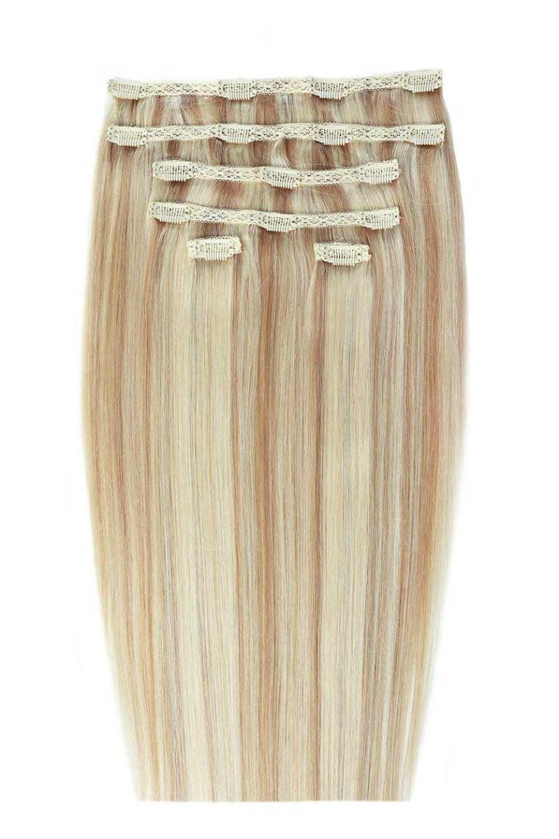 beauty works 22" Double Hair Set Clip-In Extensions - California Blonde
