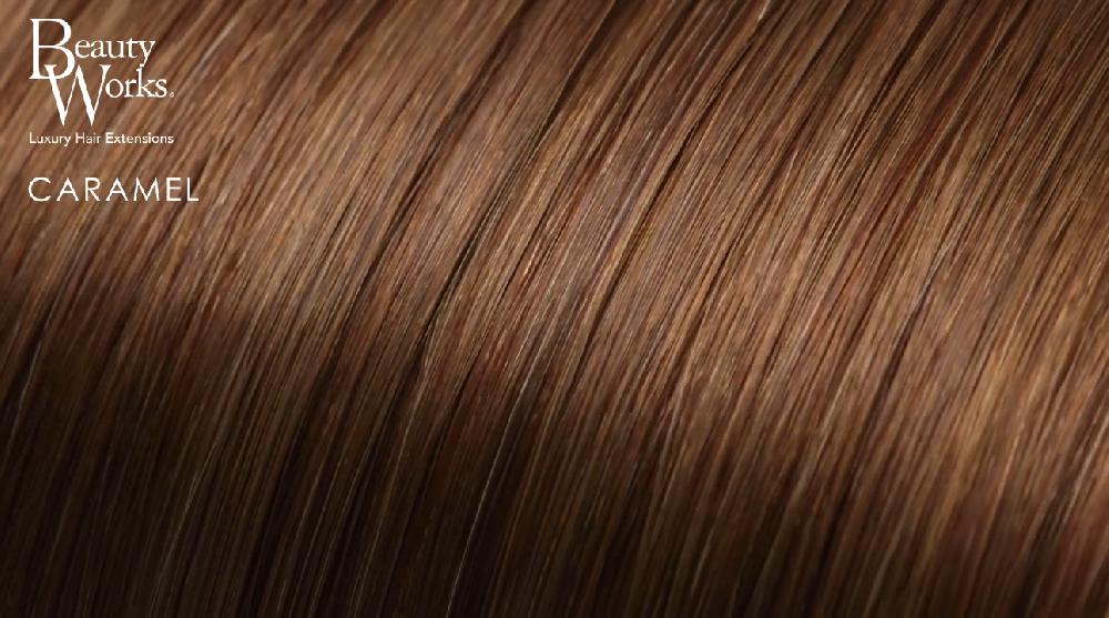Beauty Works 22" Double Hair Set Clip-In Extensions - Caramel