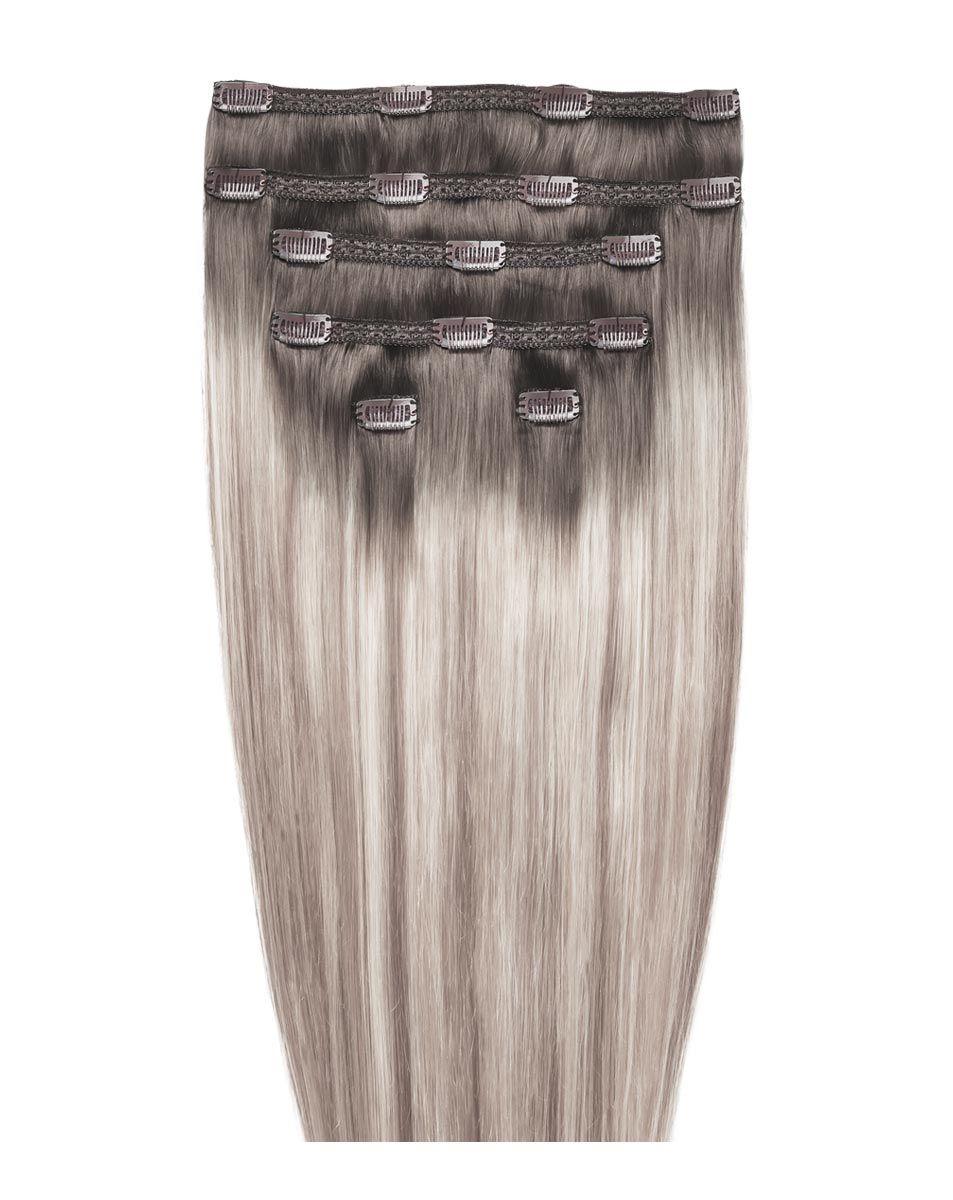 beauty works 22" Double Hair Set Clip-In Extensions - Frosted Blonde