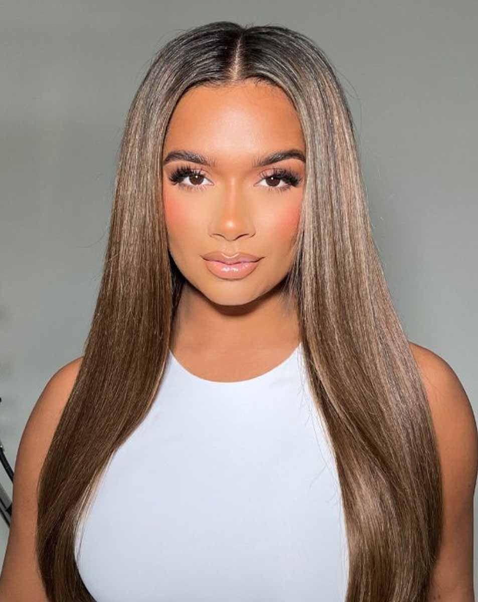 Beauty Works 22" Double Hair Set Clip-In Extensions - Honeycomb