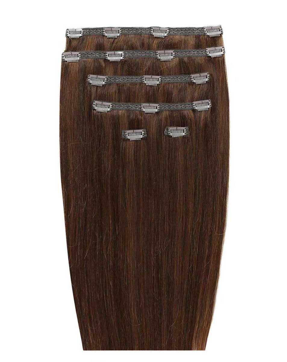 beauty works 22" Double Hair Set Clip-In Extensions - Hot Toffee
