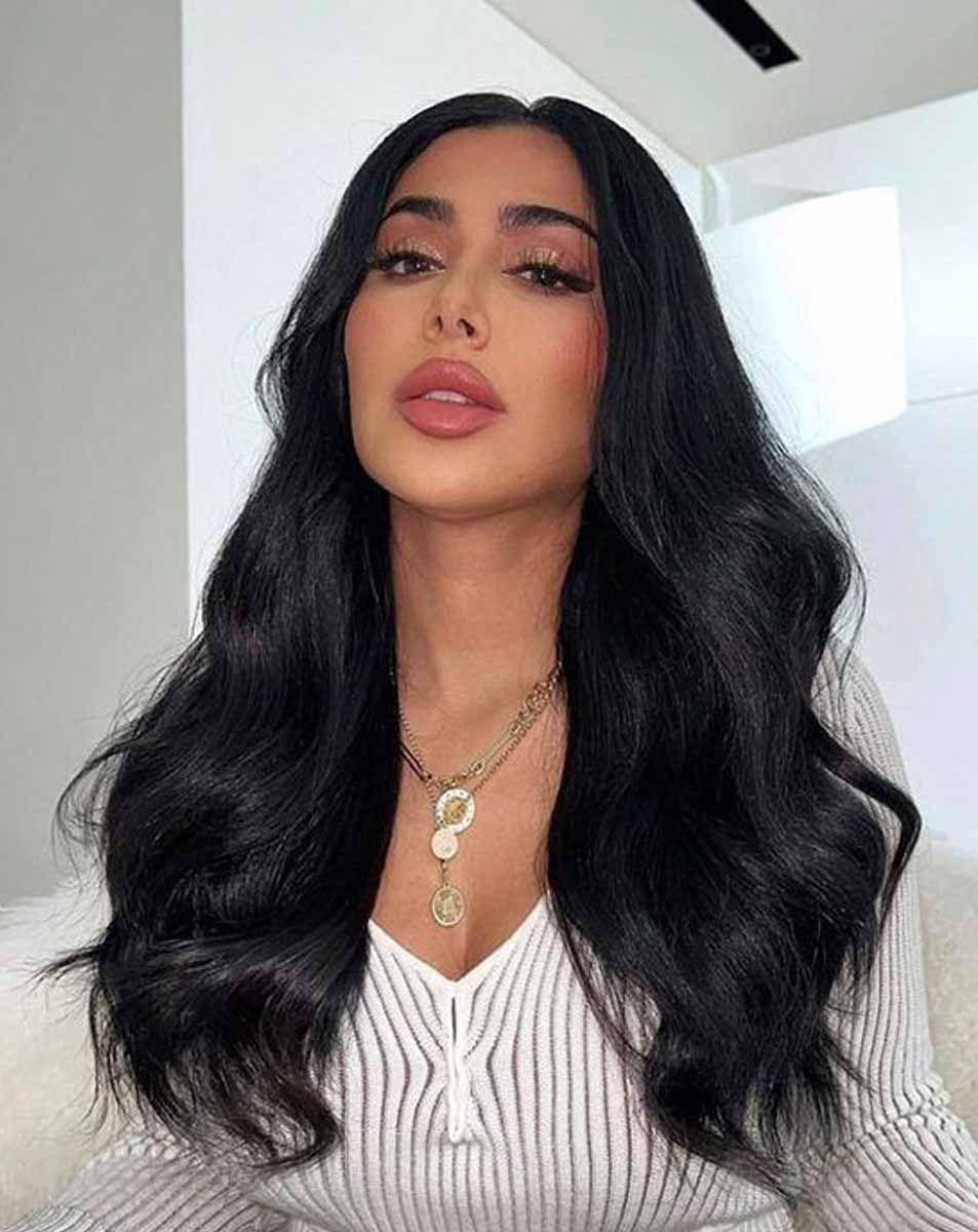 Beauty Works 22" Double Hair Set Clip-In Extensions - Jet Set Black