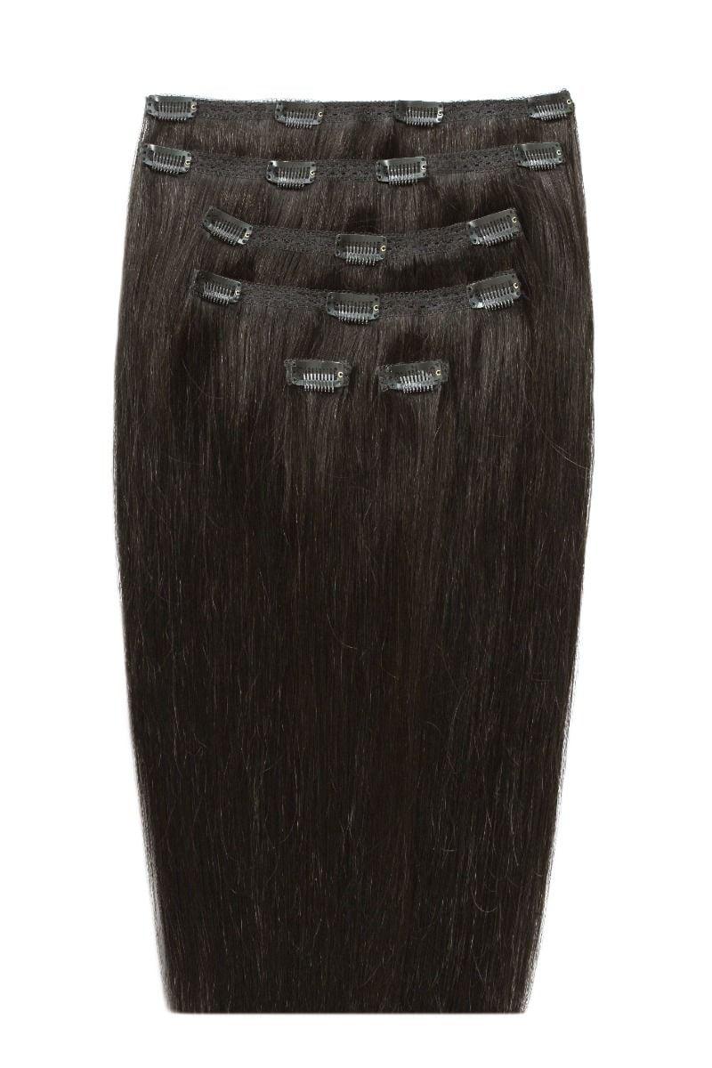 beauty works 22" Double Hair Set Clip-In Extensions - Raven