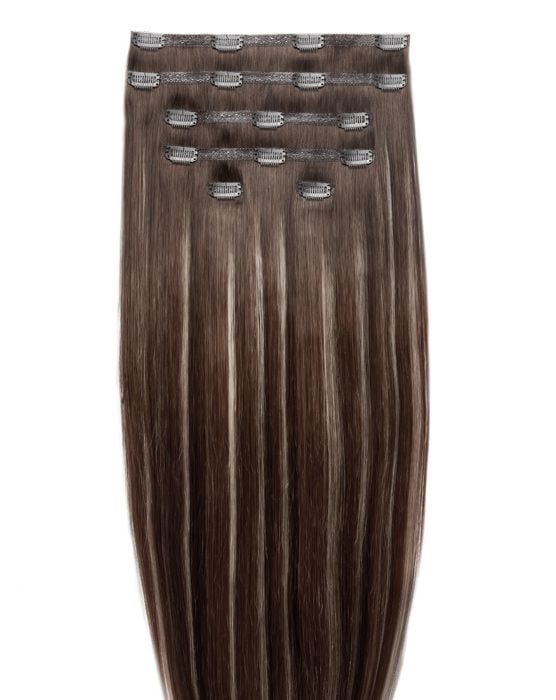 beauty works 22" Double Hair Set Clip-In Extensions - Sorrento Bronde