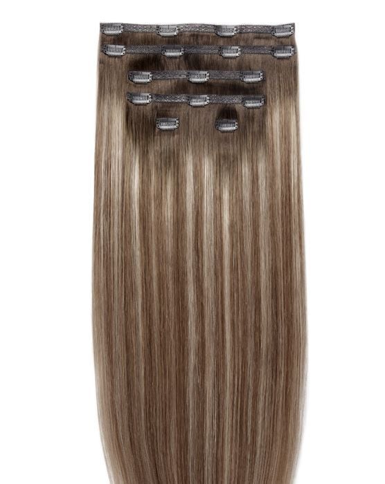beauty works 22" Double Hair Set Clip-In Extensions - St Tropez Blonde