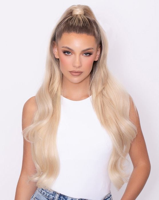 beauty works 22" Half-Up Hair Set Clip-In Extensions