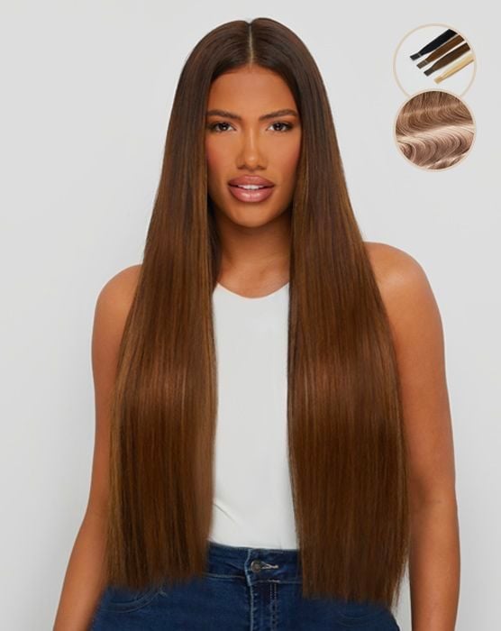 Beauty Works 24" Celebrity Choice® Flat Tip - High Contrast Warm