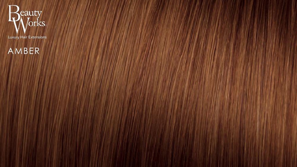 Beauty Works 26" Double Hair Set Clip-In Extensions - Amber