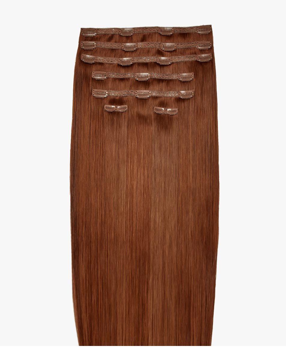 beauty works 26" Double Hair Set Clip-In Extensions - Amber