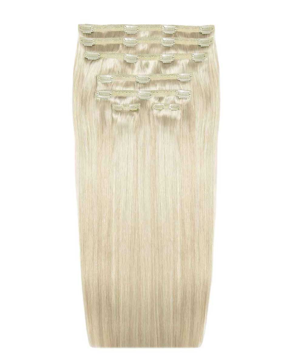 beauty works 26" Double Hair Set Clip-In Extensions - Barley Blonde