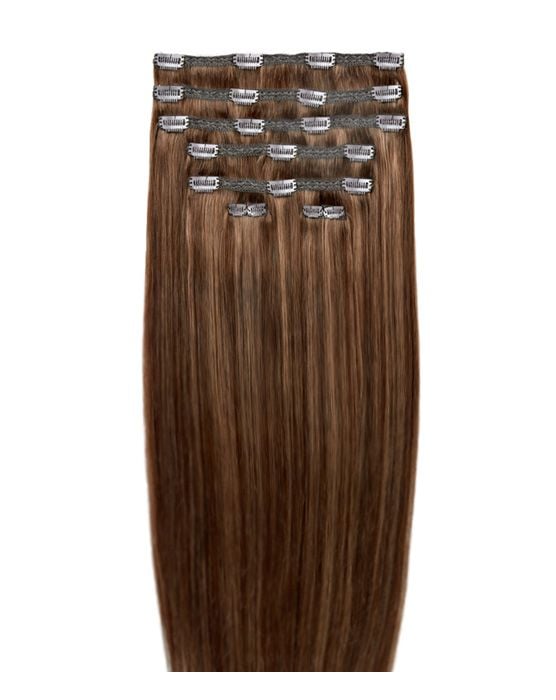 beauty works 26" Double Hair Set Clip-In Extensions - Honeycomb