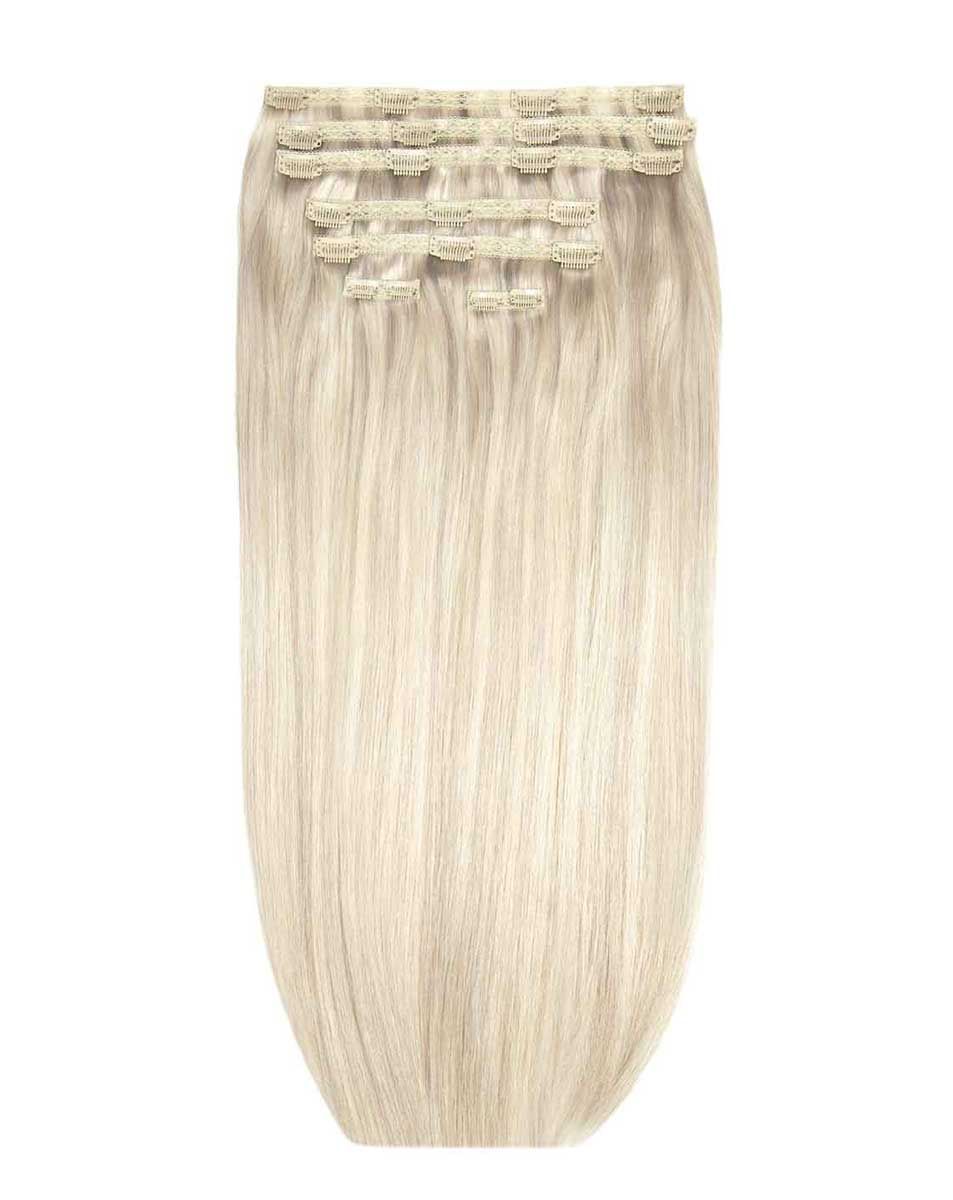 beauty works 26" Double Hair Set Clip-In Extensions - Iced Blonde