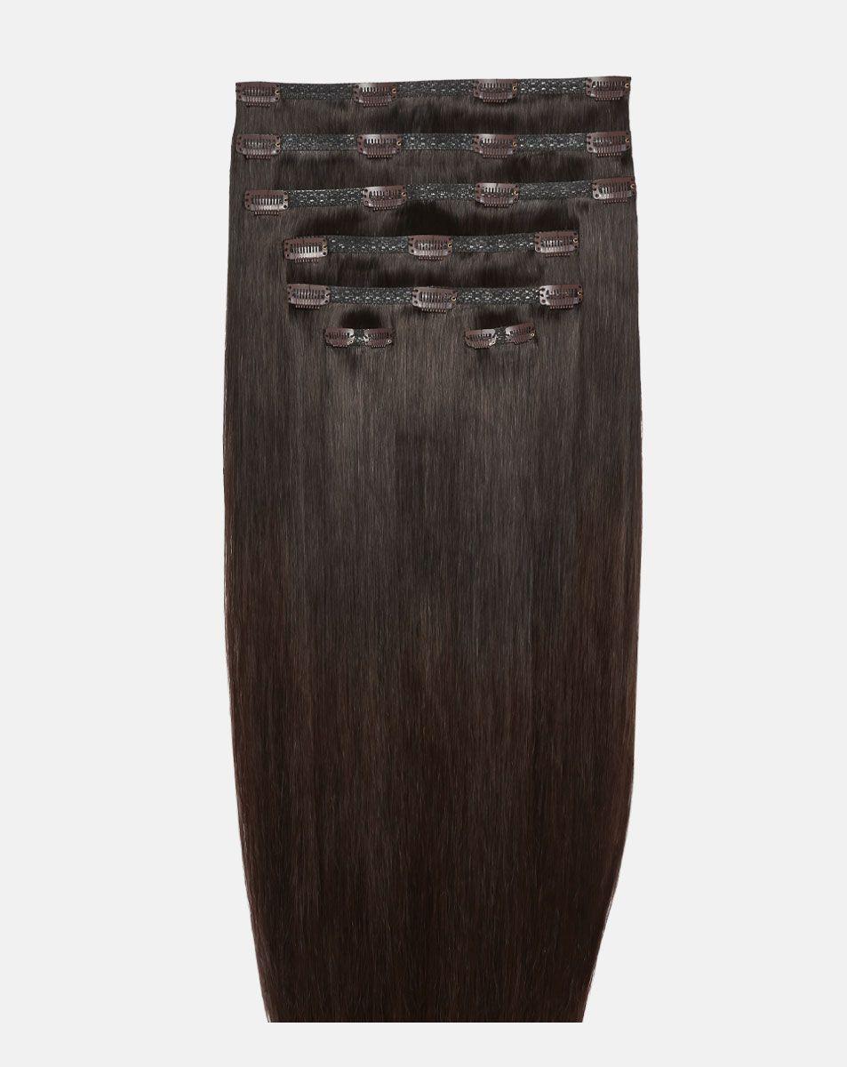beauty works 26" Double Hair Set Clip-In Extensions - Maya Jama x Brownie Batter