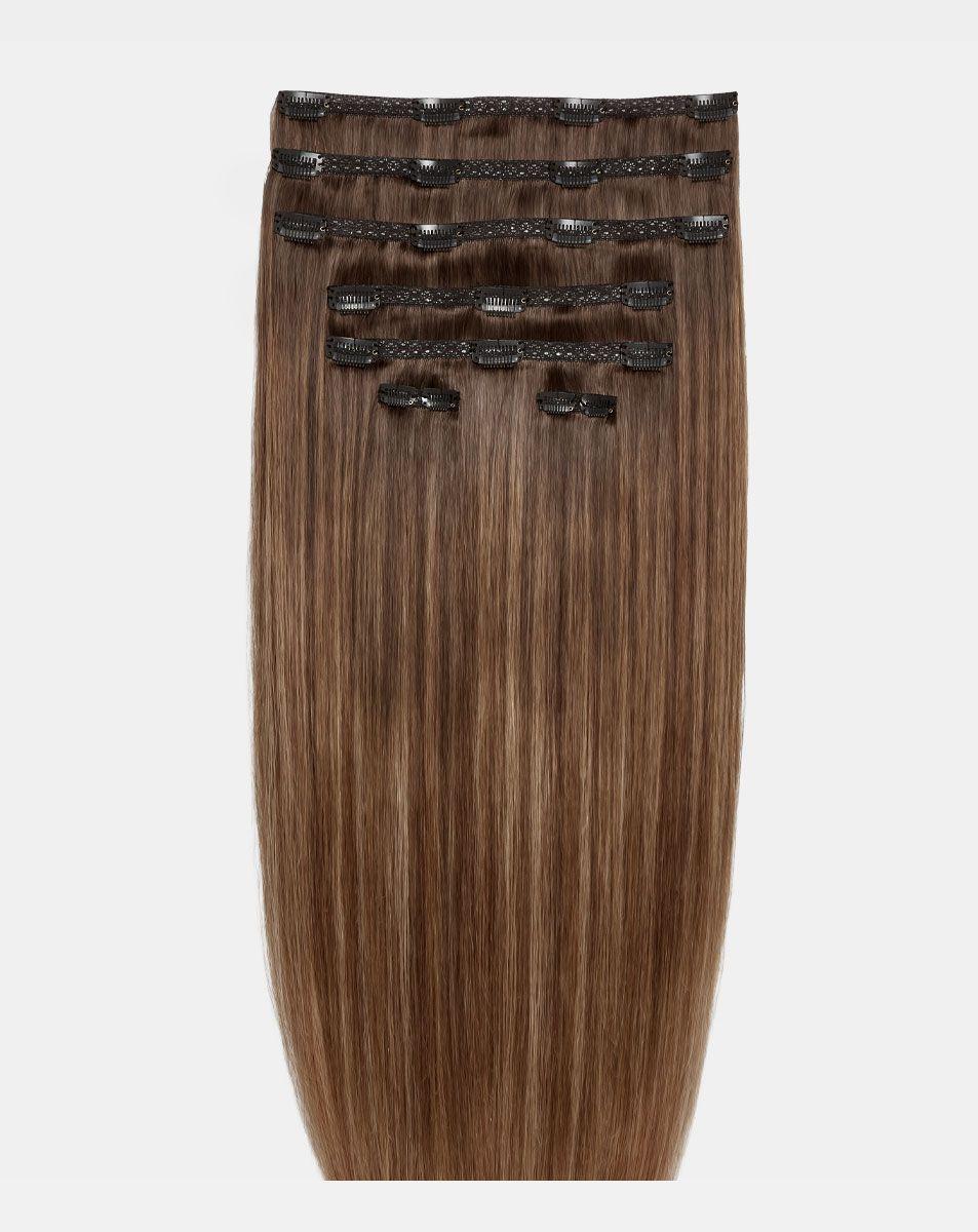 beauty works 26" Double Hair Set Clip-In Extensions - Maya Jama x Butterscotch