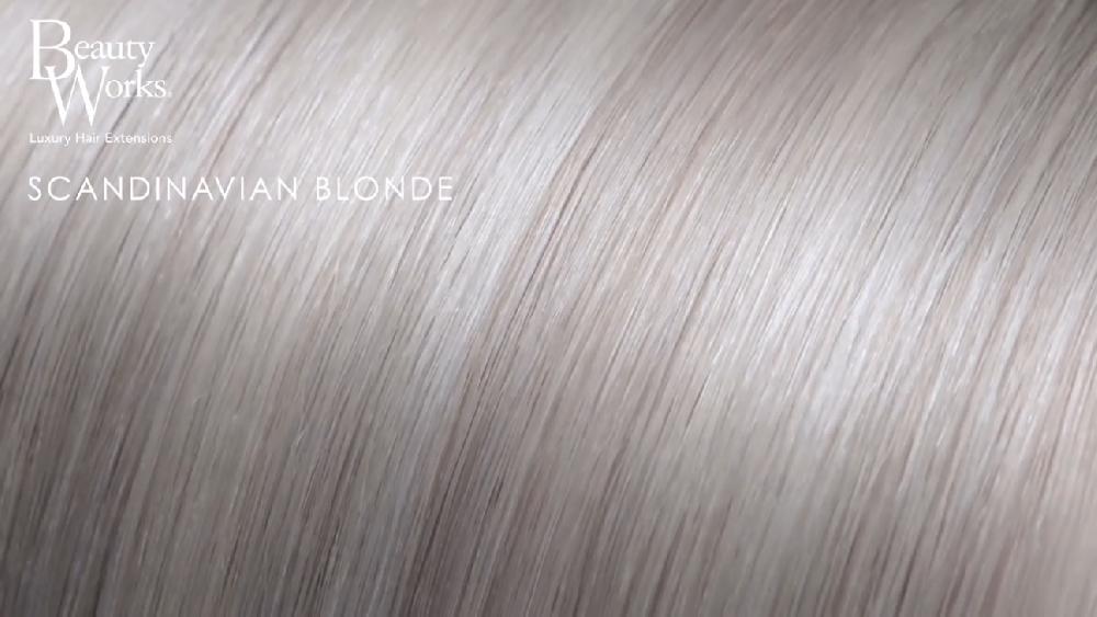 Beauty Works 26" Double Hair Set Clip-In Extensions - Scandinavian Blonde